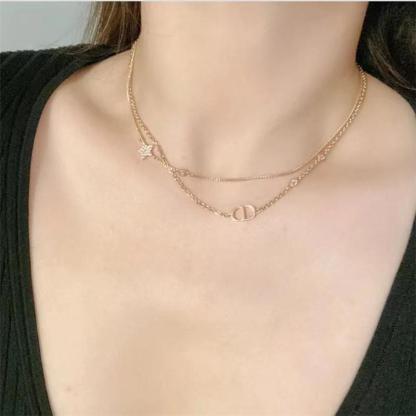 【Dior】PETIT CD ダブル ネックレス